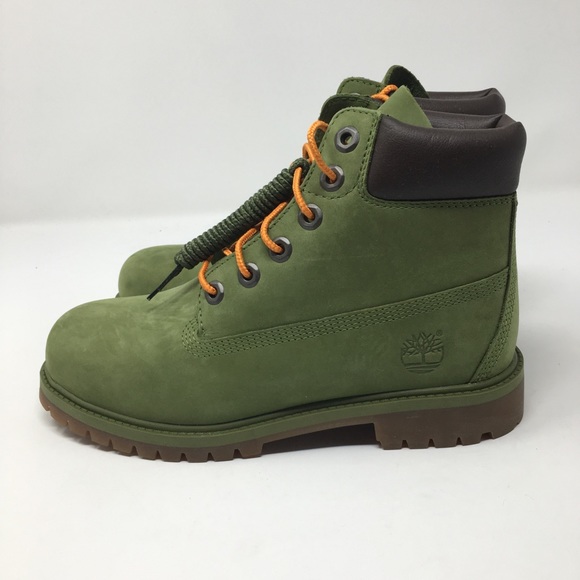 Timberland 6” Boot Green Youth AG30 - Picture 3 of 6